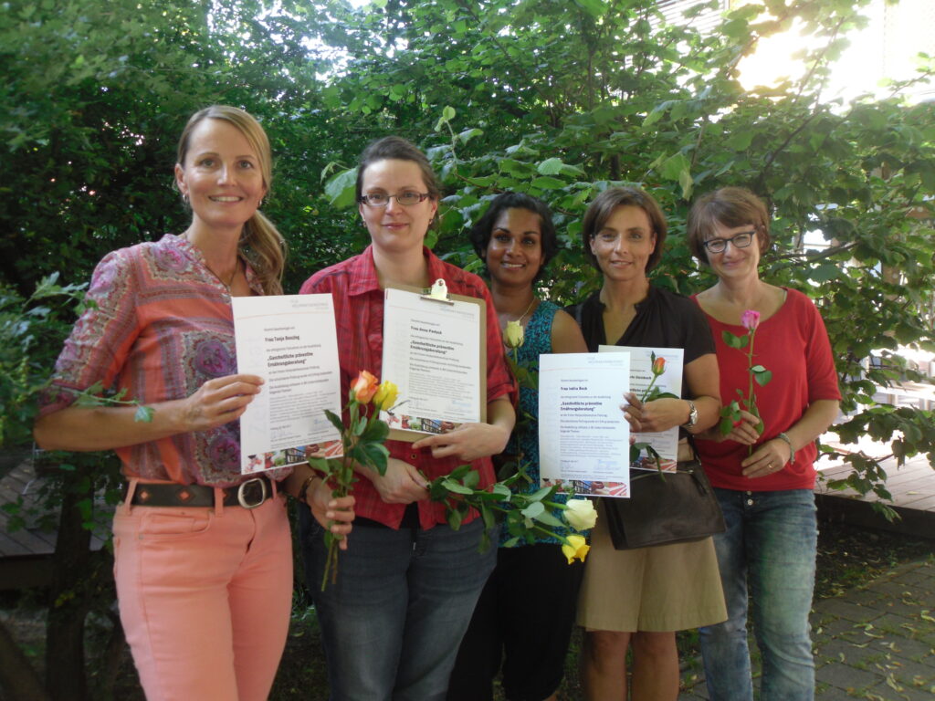 Abgeschlossene Ausbildung als Ern�hrungsberaterin !